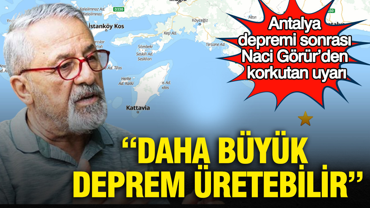 Antalya’daki Depremler Sonrası Naci Görür’den Korkutucu Uyarı: “Büyüyebilir”